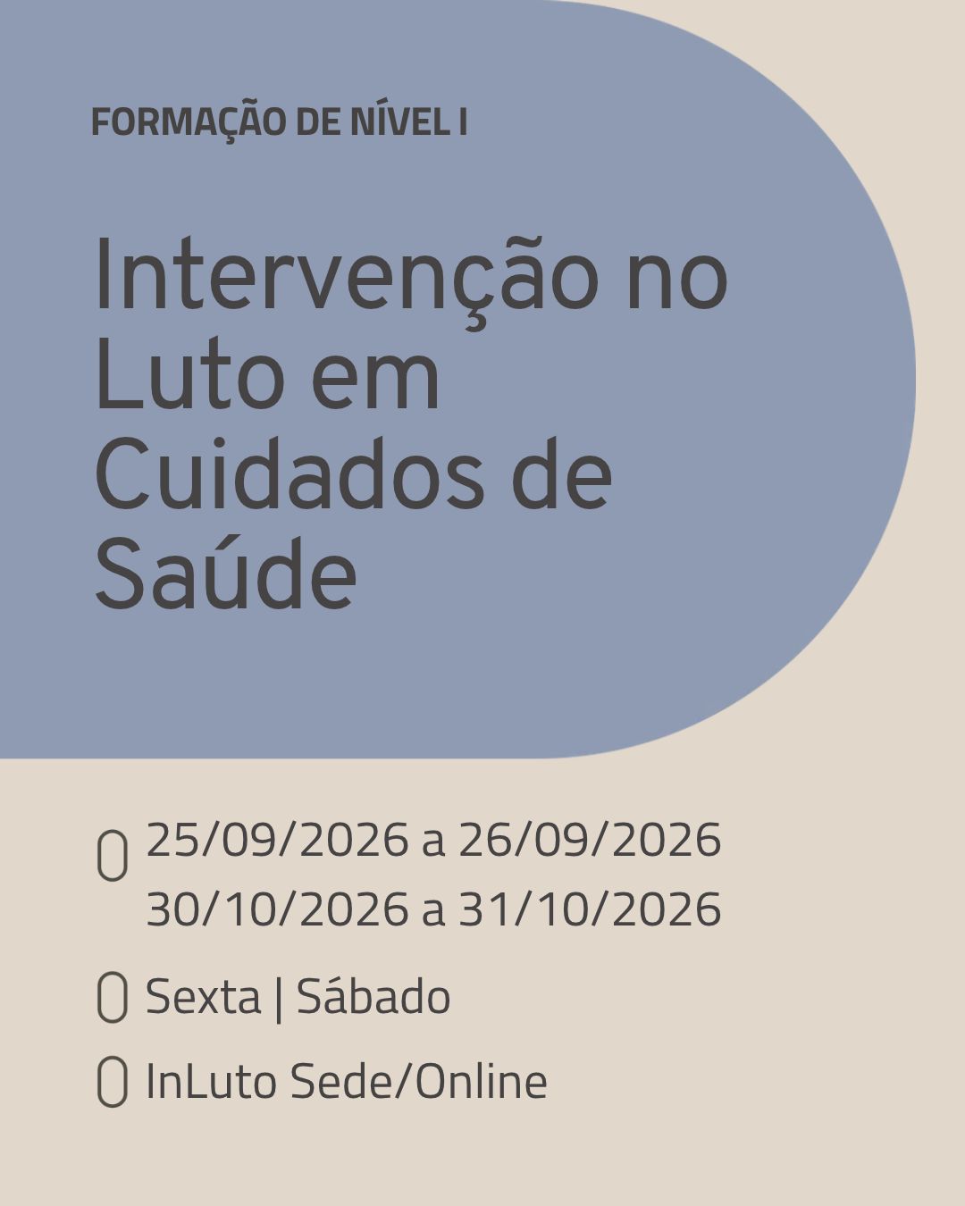Intervenção no Luto em Cuidados de Saúde
